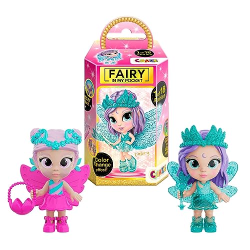 CRAZE Fairy In My Pocket | 2er Set Feen Puppen mit Flügel, 2X Feen Figuren zum Sammeln mit Spezialeffekten, Zahnfee Geschenke Mädchen von CRAZE