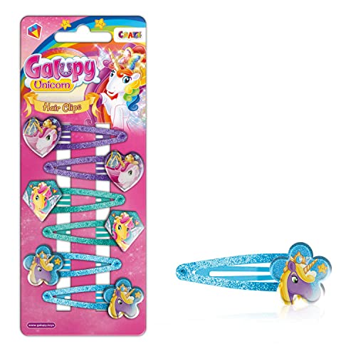 CRAZE GALUPY Haarspangen Mädchen Einhorn Haarschmuck Unicorn Haarclips für Kinder Mädchen Geschenke Haar Accessoire von CRAZE