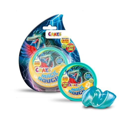 MAGIC DOUGH Superknete für Kinder , Intelligente Kinderknete Modelliermassen in 8 Farben , 35 g Dose Magische BPA-und glutenfrei Knete ab 2 Jahre von Magic Dough