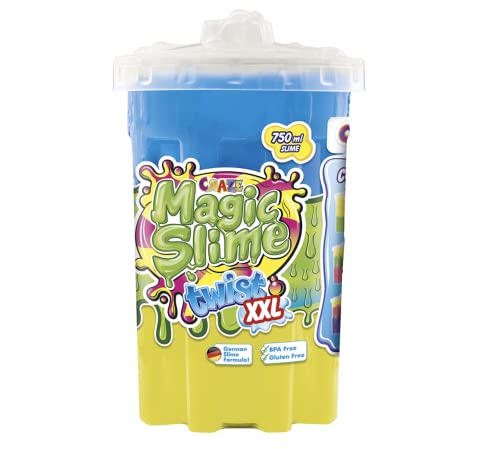CRAZE Magic Slime Twist XXL Mehrfarbiger magischer Kinderschleim 750 ml Bunter Spielschleim 34934 von CRAZE