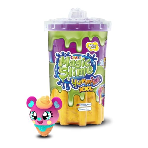 CRAZE Magic Slime - Yummies XL Ice-Bear | Schleim Kinder in Neonfarben Farbmischungen mit verschiedenen Saugcharakteren - Slime Set in 600 ml Dose, buntes Kinderschleim rückstandsfrei CRAZE Magic Slime - Yummies XL Ice-Bear | Schleim Kinder in Neonfarben Farbmischungen mit verschiedenen Saugcharakteren - Slime Set in 600 ml Dose, buntes Kinderschleim rückstandsfrei von CRAZE