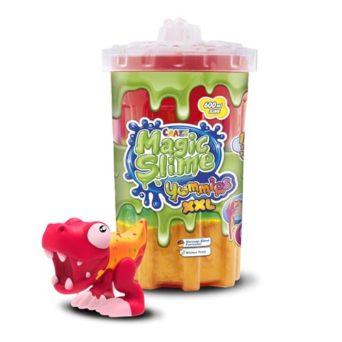CRAZE Magic Slime - Yummies XL Pizzino | Schleim Kinder in Neonfarben Farbmischungen mit verschiedenen Saugcharakteren - Slime Set in 600 ml Dose, buntes Kinderschleim rückstandsfrei CRAZE Magic Slime - Yummies XL Pizzino | Schleim Kinder in Neonfarben Farbmischungen mit verschiedenen Saugcharakteren - Slime Set in 600 ml Dose, buntes Kinderschleim rückstandsfrei von CRAZE