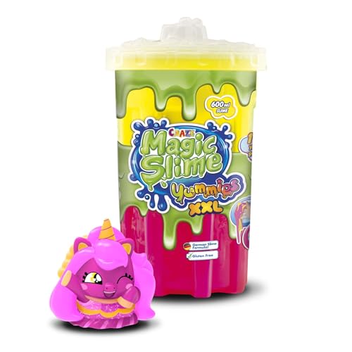 CRAZE Magic Slime - Yummies XL Unicake | Schleim Kinder in Neonfarben Farbmischungen mit verschiedenen Saugcharakteren - Slime Set in 600 ml Dose, buntes Kinderschleim rückstandsfrei CRAZE Magic Slime - Yummies XL Unicake | Schleim Kinder in Neonfarben Farbmischungen mit verschiedenen Saugcharakteren - Slime Set in 600 ml Dose, buntes Kinderschleim rückstandsfrei von CRAZE