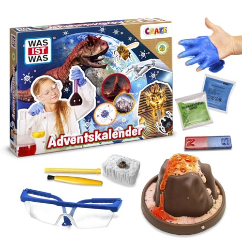 CRAZE was IST was Wissenschaft Adventskalender – Spielzeug-Adventskalender mit Experimenten für Kinder, Weihnachtskalender für Mädchen & Jungen ab 8 Jahren CRAZE was IST was Wissenschaft Adventskalender – Spielzeug-Adventskalender mit Experimenten für Kinder, Weihnachtskalender für Mädchen & Jungen ab 8 Jahren von CRAZE