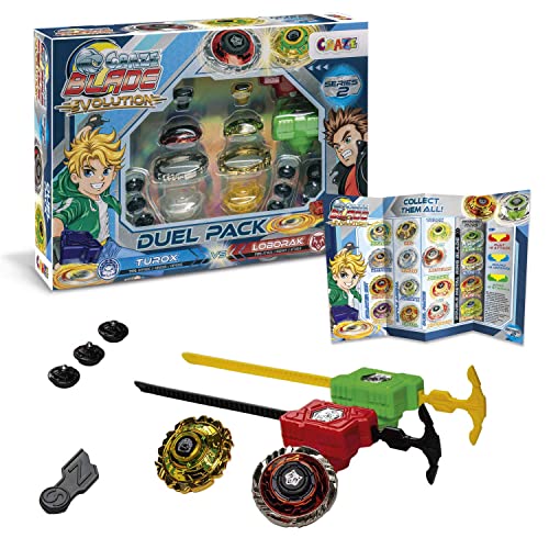 Craze Blade Kampfkreisel - Turox Loborak Evolution, Metall Kreisel für Kinder, Blade Spielzeug 35962 Craze Blade Kampfkreisel - Turox Loborak Evolution, Metall Kreisel für Kinder, Blade Spielzeug 35962 von CRAZE