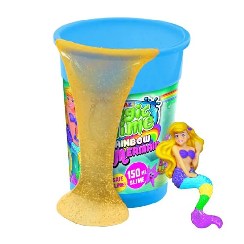 Craze Magic Slime Mermaid | Schleim Kinder in 110 ml Dose mit Meerjungfrau Spielzeug - Slime Set mit Überraschung, Rückstandsfrei, Mittel Craze Magic Slime Mermaid | Schleim Kinder in 110 ml Dose mit Meerjungfrau Spielzeug - Slime Set mit Überraschung, Rückstandsfrei, Mittel von CRAZE