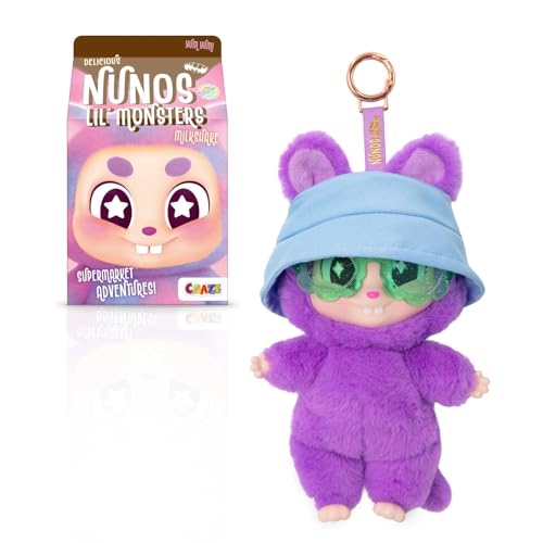 Craze Nunos Lil’ Monsters Überraschungsbox – Stoffpuppe Mädchen & Jungen – Kuschelpuppe mit Sonnenbrille & Kleidung – Zufälliges Plüschtier zum Sammeln Craze Nunos Lil’ Monsters Überraschungsbox – Stoffpuppe Mädchen & Jungen – Kuschelpuppe mit Sonnenbrille & Kleidung – Zufälliges Plüschtier zum Sammeln von CRAZE