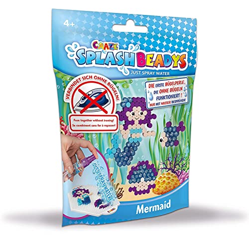 Craze Splash Beadys Wasserperlen verschiedene Formen, farbige Wasserperlen, Kinderhandwerk, bügelfreie Wasserperlen, verschiedene Designs (Verpackung kann variieren ) von CRAZE