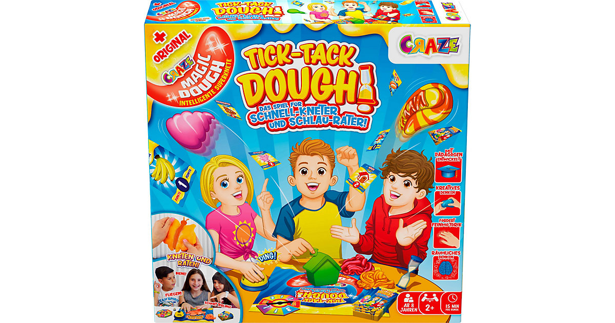 Magic Dough Game Tick Tack Dough von CRAZE