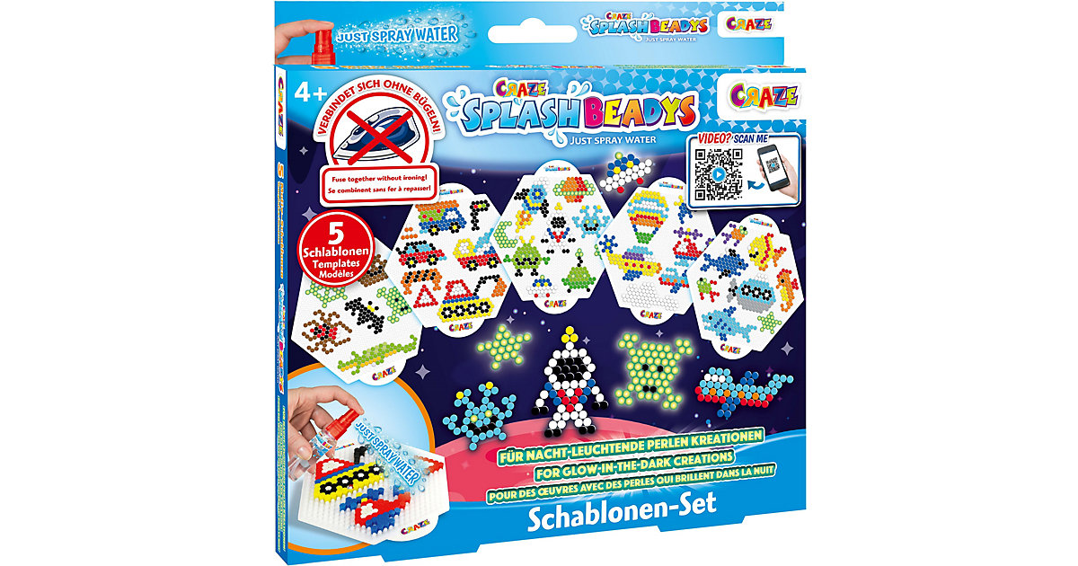Splash Beadys Schablonenset - Boys Splash Beadys Schablonenset - Boys von CRAZE