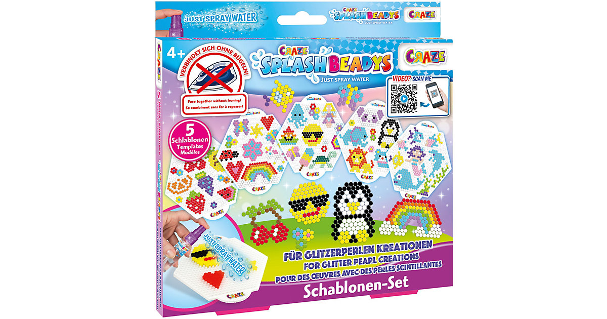 Splash Beadys Schablonenset - Girls Splash Beadys Schablonenset - Girls von CRAZE