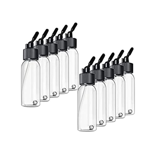 10 Stück Airbrush-Farbflaschenspender Dual Action Siphon Saugnapf für Tinte 10 Stück Airbrush-Farbflaschenspender Dual Action Siphon Saugnapf für Tinte von CRDARAAV