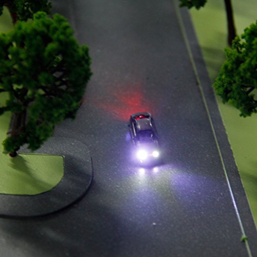 10 Stück Modellautos mit Licht für Landschaftslayout oder Diorama 12V 10 Stück Modellautos mit Licht für Landschaftslayout oder Diorama 12V von CRDARAAV