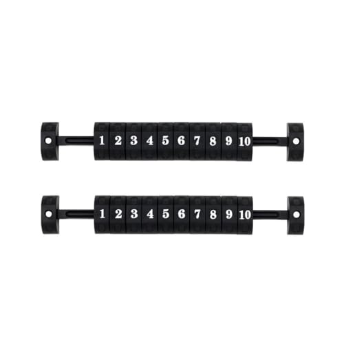 2 Stück Kickerzähler Anzeigetafel Spiel Score Keepers Fußball Maschine Zubehör für Standardtische Ersatz Schwarz 2 Stück Kickerzähler Anzeigetafel Spiel Score Keepers Fußball Maschine Zubehör für Standardtische Ersatz Schwarz von CRDARAAV