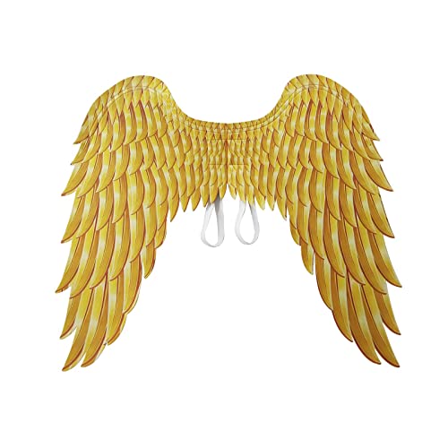 3D-Engelsflügel-Kostüm, Vliesstoff, 90 x 84 cm, mit elastischen Schultergurten von CRDARAAV