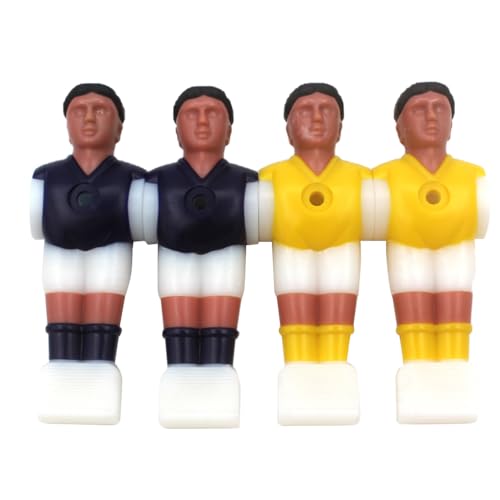 4 Stück Tischfußball Maschine Puppe Fußball Mann Spielzeug Kunststoff Figuren Ersatzteile Ball Spiel Zubehör Kind Gelb/Lila 4 Stück Tischfußball Maschine Puppe Fußball Mann Spielzeug Kunststoff Figuren Ersatzteile Ball Spiel Zubehör Kind Gelb/Lila von CRDARAAV