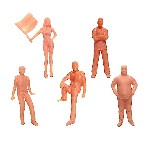 5x 1/64 Figuren Set Miniatur Menschen für DIY Landschaft Feengarten Sandtisch von CRDARAAV