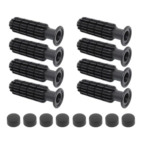 8 Stück Tischfussball Griffe Rod Tischfußball mit Endstopfen Komponenten 8 Stück Tischfussball Griffe Rod Tischfußball mit Endstopfen Komponenten von CRDARAAV