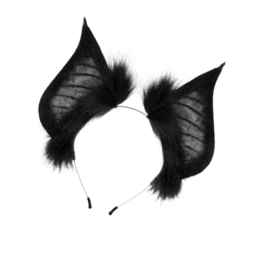 CRDARAAV Fledermausohren Stirnband Cosplay Geschenk Fledermaus Kopfbedeckung für Party Fasching Nachtclub CRDARAAV Fledermausohren Stirnband Cosplay Geschenk Fledermaus Kopfbedeckung für Party Fasching Nachtclub von CRDARAAV