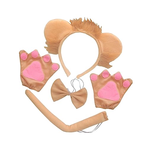 CRDARAAV Löwenschwanz-Ohren Kostüm-Set Cosplay für Maskerade Bühnenaufführung Geburtstag CRDARAAV Löwenschwanz-Ohren Kostüm-Set Cosplay für Maskerade Bühnenaufführung Geburtstag von CRDARAAV