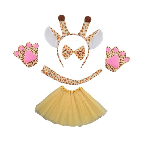 CRDARAAV Tier Giraffe Kostüm Stirnband für Bühnenshows Tiermottopartys Ostern Gelb CRDARAAV Tier Giraffe Kostüm Stirnband für Bühnenshows Tiermottopartys Ostern Gelb von CRDARAAV