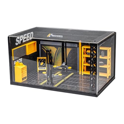 Diorama, 1:24, Miniatur-Simulation, Autowerkstatt, Modell von CRDARAAV