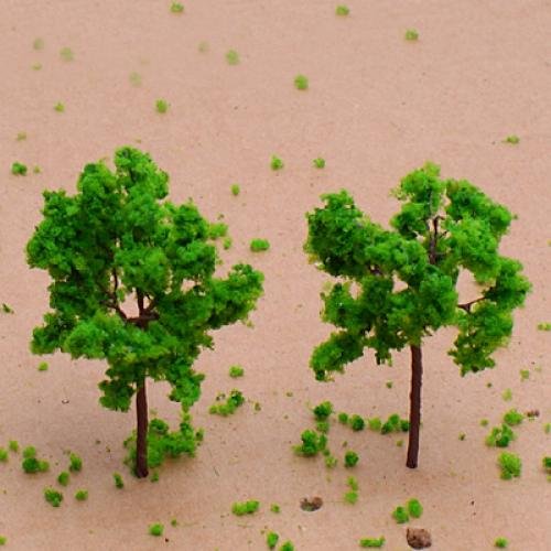 Modellbaum-Zug-Set, Landschaft, Landschaft, HO N Z, 25 Stück von CRDARAAV