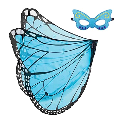 Verkleidungskostüm, Foto-Requisite, Engelsflügel, Elfe, Party, Schmetterlingsflügel, Blau / Schwarz Verkleidungskostüm, Foto-Requisite, Engelsflügel, Elfe, Party, Schmetterlingsflügel, Blau / Schwarz von CRDARAAV