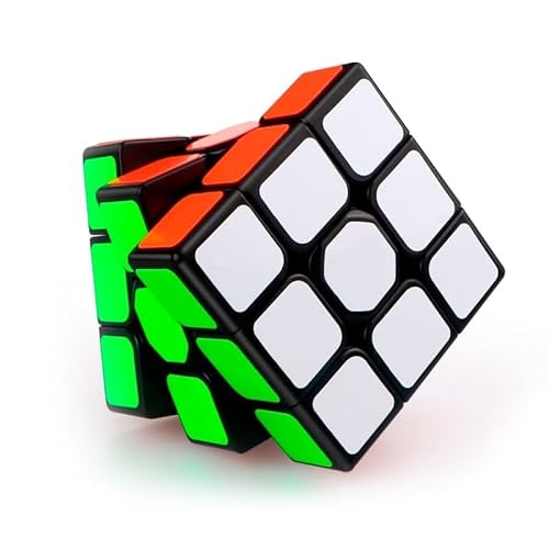 CREADY Zauberwürfel 3X3 Speed Cube - Einfaches Drehen & Glatt Spiel, Super-haltbarer Aufkleber mit Lebendige Farben, Magic Cube von CREADY