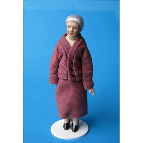 CREAL SàRL Frau Oma Großmutter im altrosé Kostüm Puppe für die Puppenstube Miniatur 1:12 CREAL SàRL Frau Oma Großmutter im altrosé Kostüm Puppe für die Puppenstube Miniatur 1:12 von CREAL SàRL