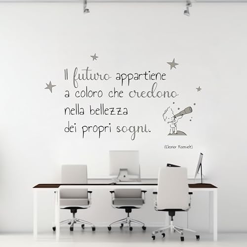 CREARREDA Maxi-Wandaufkleber XL Träume, 90 x 145 cm, aus transparentem Vinyl mit inspirierendem Spruch, einfach anzubringen, ideal für Wohnzimmer, Schlafzimmer und Büros CREARREDA Maxi-Wandaufkleber XL Träume, 90 x 145 cm, aus transparentem Vinyl mit inspirierendem Spruch, einfach anzubringen, ideal für Wohnzimmer, Schlafzimmer und Büros von CREARREDA