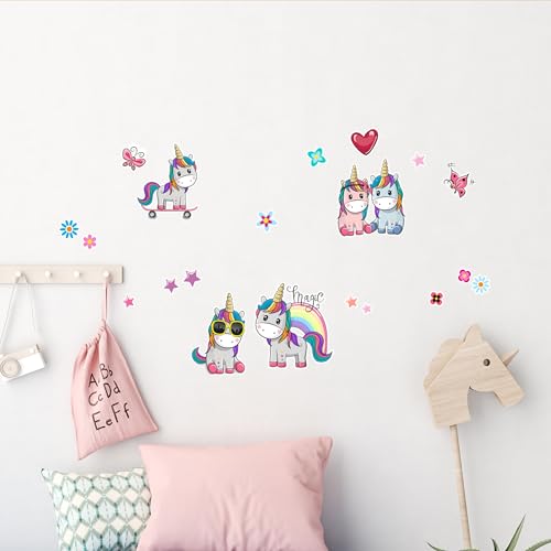 CREARREDA Wandtattoo, Vinyl, ungiftig, abnehmbar, Dekoration für Kinderzimmer, Wohnzimmer und Küche für glatte Wände, einfach zu kleben und langlebig von CREARREDA