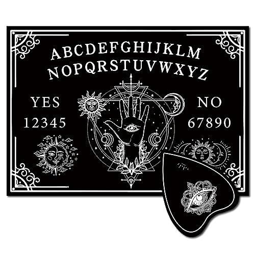 CREATCABIN Holz-Geisterbrett, Pendelbrett, Hölzerne Sprechbretter Mit Planchette, Wünschelrutengehen, Weissagungsset, Spiel, Geisterjagd, Metaphysische Botschaft, Dekor Für Wicca Pagan,30x21cm Auge CREATCABIN Holz-Geisterbrett, Pendelbrett, Hölzerne Sprechbretter Mit Planchette, Wünschelrutengehen, Weissagungsset, Spiel, Geisterjagd, Metaphysische Botschaft, Dekor Für Wicca Pagan,30x21cm Auge von CREATCABIN