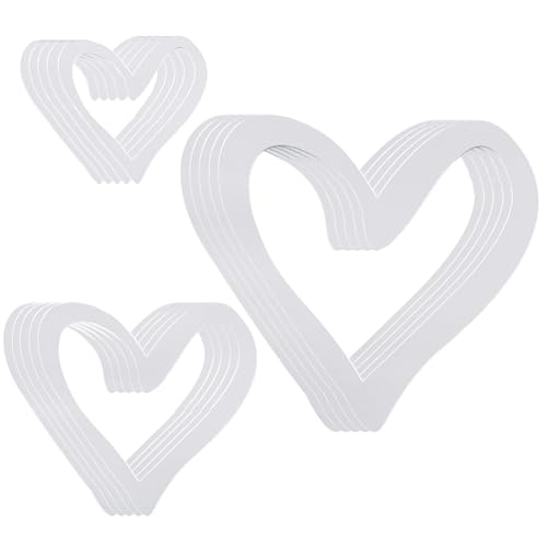 CREATCABIN Tortenaufsatz in 3 Größen, silberfarben, Herzen, Cupcake-Topper, Valentinstag, Kunststoff, ausgehöhlte Form, verspiegelt, für Hochzeit, Brautparty, Verlobung, Geburtstag, Party, 15 Stück CREATCABIN Tortenaufsatz in 3 Größen, silberfarben, Herzen, Cupcake-Topper, Valentinstag, Kunststoff, ausgehöhlte Form, verspiegelt, für Hochzeit, Brautparty, Verlobung, Geburtstag, Party, 15 Stück von CREATCABIN