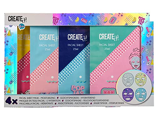 CREATE IT - Gesichtsmaske, 84417, mehrfarbig, 1.4 x 27 x 17 cm von Create It!
