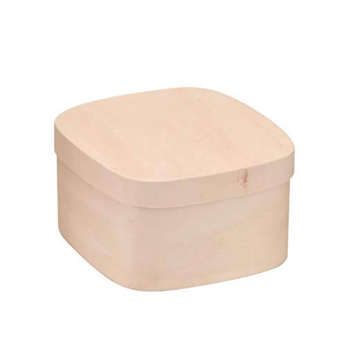 CREATIV DISCOUNT® NEU Glorex Spandose quadratisch, 11,5 x 11,5 x 7cm von CREATIV DISCOUNT