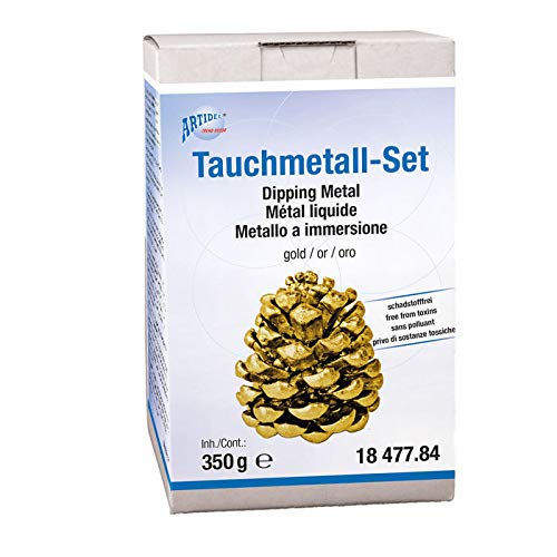 CREATIV DISCOUNT® NEU Tauchmetall-Set, 350g, Gold von CREATIV DISCOUNT