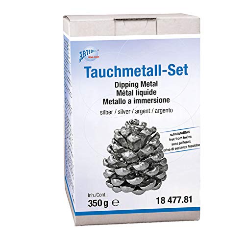 CREATIV DISCOUNT® NEU Tauchmetall-Set, 350g, Silber von CREATIV DISCOUNT