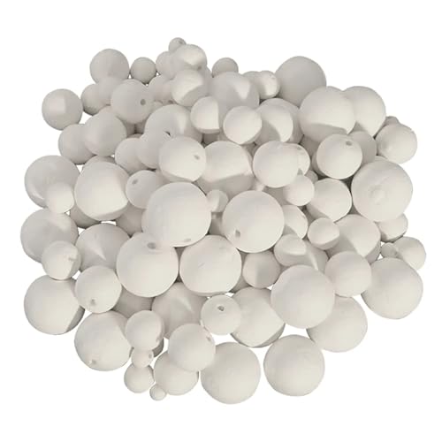 CREATIV DISCOUNT® NEU Watte-Kugeln, Weiß, 18mm, 1000 STK. im Beutel von CREATIV DISCOUNT