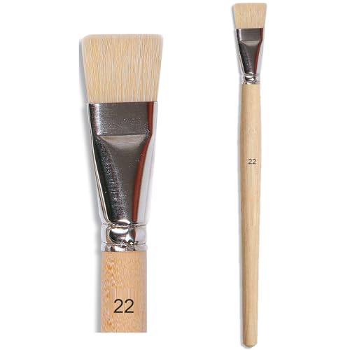 CREATIV DISCOUNT Borstenpinsel für Schule, Hobby & Kunst, flach, kurzer Stiel, Gr. 22 CREATIV DISCOUNT Borstenpinsel für Schule, Hobby & Kunst, flach, kurzer Stiel, Gr. 22 von CREATIV DISCOUNT