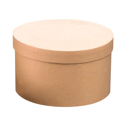 CREATIV DISCOUNT Box Pappe Natur, rund mit Deckel, 17,2 x 10 cm CREATIV DISCOUNT Box Pappe Natur, rund mit Deckel, 17,2 x 10 cm von CREATIV DISCOUNT