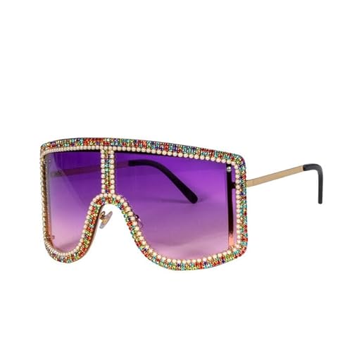 CREATIV DISCOUNT Brille Festival XL, mit Brillies und lilanen Gläsern von CREATIV DISCOUNT