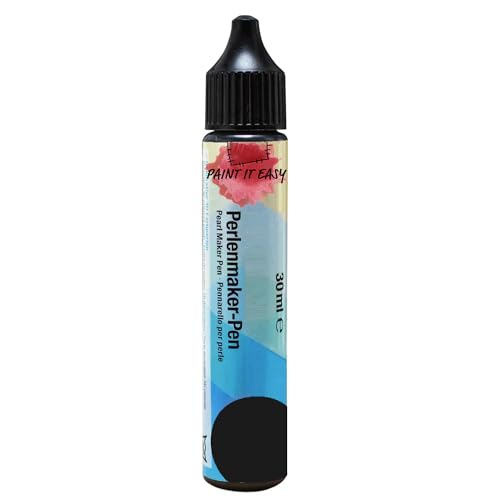CREATIV DISCOUNT Creartec Perlenmaker-Pen, 30 ml, schwarz von CREATIV DISCOUNT