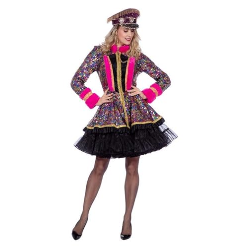 CREATIV DISCOUNT Damen-Kostüm Luxus Pailletten-Jacke, mehrfarbig, Gr. 46 CREATIV DISCOUNT Damen-Kostüm Luxus Pailletten-Jacke, mehrfarbig, Gr. 46 von CREATIV DISCOUNT