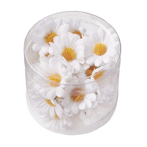 CREATIV DISCOUNT Deko-Margeriten, Größe ca. 3 cm, Box mit 25 Stück, Weiss CREATIV DISCOUNT Deko-Margeriten, Größe ca. 3 cm, Box mit 25 Stück, Weiss von CREATIV DISCOUNT