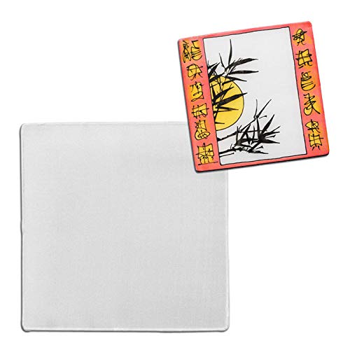 CREATIV DISCOUNT Fensterbild, weiß, Pongé 08, 20x20 cm Quadrat CREATIV DISCOUNT Fensterbild, weiß, Pongé 08, 20x20 cm Quadrat von CREATIV DISCOUNT