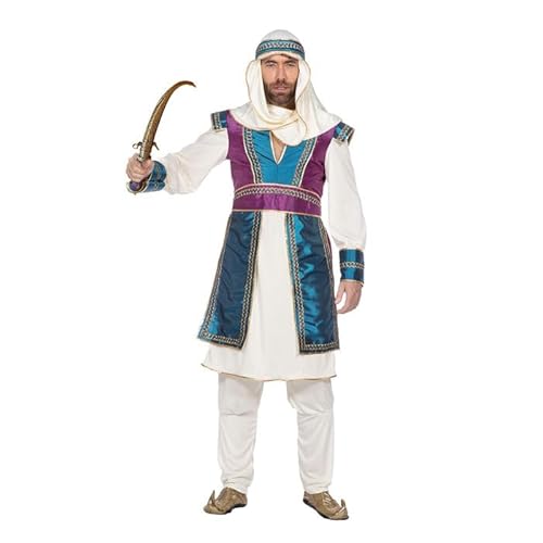 CREATIV DISCOUNT Herren-Kostüm 1001 Nacht, mit Hose, Oberteil und Kopfbedeckung, Gr. XL CREATIV DISCOUNT Herren-Kostüm 1001 Nacht, mit Hose, Oberteil und Kopfbedeckung, Gr. XL von CREATIV DISCOUNT