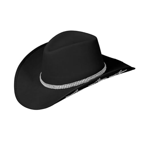 CREATIV DISCOUNT Hut Cowboy mit Glitter-Sternen, schwarz CREATIV DISCOUNT Hut Cowboy mit Glitter-Sternen, schwarz von CREATIV DISCOUNT