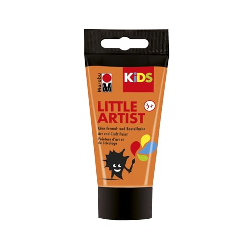 CREATIV DISCOUNT Kids Little Artist Mal- und Bastelfarbe, 75 ml, Orange von CREATIV DISCOUNT