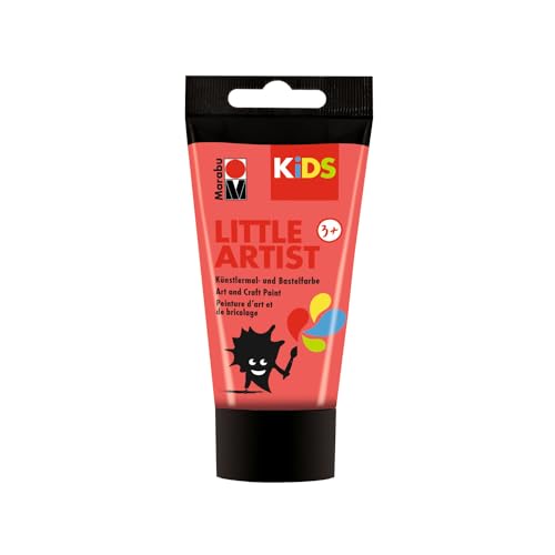 CREATIV DISCOUNT Kids Little Artist Mal- und Bastelfarbe, 75 ml, Rot von CREATIV DISCOUNT